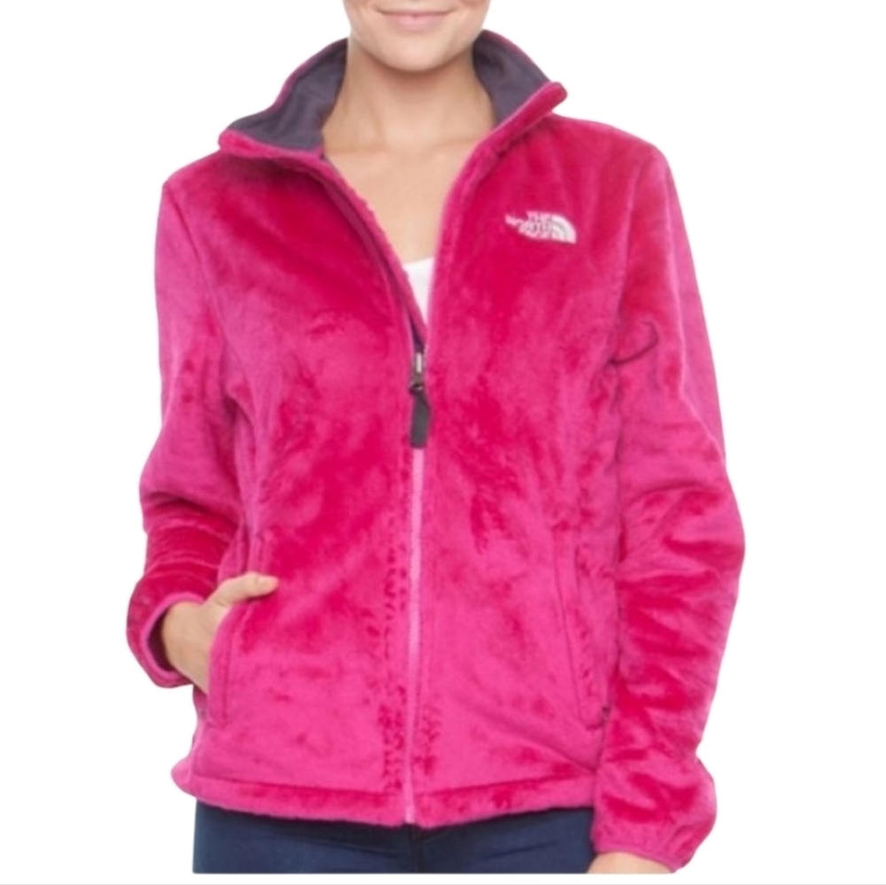 The North Face Osito Jacket, Size Medium Fushia Full Zip